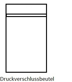 LD-PE Druckverschlussbeutel (auch PP)